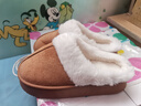 2025新款棉拖鞋女士秋冬季家居室内加绒保暖可爱少女心棉鞋外穿 8803-黄色 38 -39适合37-38 实拍图