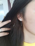 BJYLS999足银蝴蝶耳线女养耳洞2025新款纯银耳环小众流苏耳钉耳饰礼物 【999足银】蝴蝶耳线（单只） 实拍图