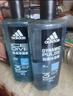 阿迪达斯（adidas）男士沐浴露洗发水洗面奶三效合一游泳去氯热情冰点舒缓套装1.8L 实拍图