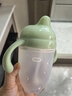 爱咔威（igroway）硅胶吸嘴杯IKV婴幼儿水杯吸管杯9个月大宝宝开学学饮杯 240ml 绿 实拍图