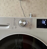LG纤慧 10.5KG全自动滚筒洗衣机 超薄 家用大容量  AI直驱变频 95°高温煮洗 FLX10N4W 实拍图