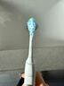 飞利浦（PHILIPS）电动牙刷头官方原装适配钻石7/9/AI系列刷柄清洁护龈亮白 3支装HX9043/67 白色 实拍图