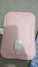 彩虹暖手宝热水袋电热暖手宝暖肚子暖水袋暖脚暖身暖手宝宝充电 粉色 实拍图