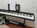特伦斯折叠钢琴88键电子琴儿童成人电子钢琴专业演奏智能便携式电钢X88C 实拍图