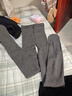 优衣库女装HEATTECH针织连裤袜/打底裤479219 04 烟灰色 2XL 实拍图