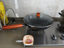 美的（Midea）铁锅炒锅 无涂层精铁炒菜锅煎锅家用燃气灶电磁炉通用礼品 实拍图