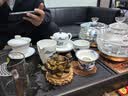 石茗堂景德镇手绘陶瓷功夫茶具套装青花整套家用办公茶杯送节日礼物贺礼 青花山水带茶洗16头 16件 实拍图