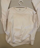 优衣库女装短卫衣/运动衫套头衫479602 01 乳白色 S /155/80A 实拍图