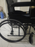鱼跃(yuwell)轮椅车H051折叠老人轻便旅行手推车钢管免充气胎代步车 实拍图