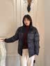 波司登（BOSIDENG）反季羽绒服90绒男女同款情侣短款时尚休闲加厚立领面包服外套 【店长推荐】岩脊深灰雪山9EM2 M 165/88A 体重约110-120斤 实拍图