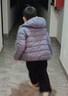 鸭鸭（YAYA）儿童轻薄羽绒服短款小童中大童连帽男女童2023秋冬洋气童装外套 雾霾蓝 130 实拍图
