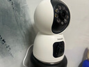 飞利浦（PHILIPS）摄像头家用监控器360度无死角带夜视全景监控无需连wifi终身免流量手机远程可对话室内高清监视器 WiFi版双摄+128G卡+双向语音通话 实拍图