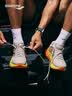 索康尼（SAUCONY）索康尼SLAY全速3男女跑步鞋全掌碳板运动鞋竞速跑鞋 灰黄情侣 42 实拍图