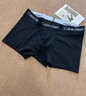Calvin Klein内衣【新年礼物】男士本命年新年红三条装ck低腰棉质防夹臀内裤男 NP2765ORSS-藏青/太空黑/碳灰 3条 L 实拍图