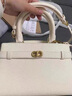 CHARLES&KEITH鳄鱼纹凯莉包手提斜挎婚包包女包生日礼物圣诞礼物CK2-50270880-1 Ivory象牙色 S 实拍图