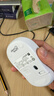 罗技（Logitech）M221 轻音鼠标 无线鼠标 办公鼠标 对称鼠标 带无线微型接收器 米白色 实拍图