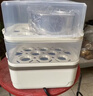 志高（CHIGO）煮蛋器 单双层蒸蛋器小蒸锅 智能定时自动断电 蒸鸡蛋羹神器早餐煮鸡蛋神器一体机2-3人 JPZDQ859 实拍图