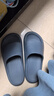 朴西香蕉船情侣凉拖鞋女浴室不易滑室内居家四季拖鞋男 深灰 40-41 实拍图