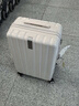 汉客行李箱女拉杆箱男大容量镇店之宝双层拉链密码箱子旅行箱24英寸白 实拍图