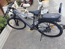 永久锂电池助力电动自行车禧玛诺变速超长续航山地车男女士双碟刹单车 F58摩天灰【助力续航约50-60KM】线碟 26英寸 实拍图