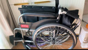 鱼跃 (yuwell)手动轮椅车H062折叠老人轻便免充气铝合金旅行手推代步 实拍图