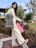 图瓦西厚底阿甘鞋女2026春夏季新款炸街复古做旧粉红色运动老爹德训鞋潮 粉色 网面 38 (240mm) 实拍图