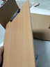西玛（SIMAA）A4原木质感书写文件夹板夹 写字垫板金属强力夹写字板夹垫板试卷资料收纳夹 棕色10个装 实拍图