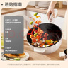 美的（Midea）电炒锅 电火锅 电蒸锅 电煮锅宿舍泡面家用多用途多功能 不沾炒菜锅3.5L电热锅 HCG2571 带蒸架 实拍图