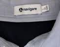 Navigare小帆船秋冬男假两件针织衫内搭衬衫领休闲通勤毛衣1144015303 实拍图