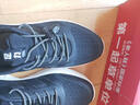 足力健老人鞋中老年轻便休闲散步鞋2431380J 男 黑色 42 实拍图