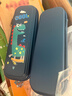 离草笔袋小学生文具盒铅笔盒男孩笔盒一年级幼儿园大容量抗压耐摔儿童学习用品 蓝色小恐龙 实拍图