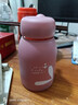 【京东物流送货上门】萌萌兔卡通水杯女牛奶玻璃杯创意便携杯子 粉色萌萌兔 330ml 1只 实拍图