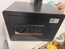虎牌保险柜家用小型25/35/45/60cm大容量全钢防盗隐形床头迷你入墙衣柜指纹密码WIFI保险箱新品 星虎25 黑色 密码款(钥匙/密码解锁) 实拍图