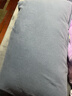 水星家纺枕套全棉枕头套100%纯棉磨毛加厚枕头罩一对装双人家用48x74cm 实拍图