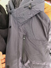 雪中飞秋冬新款时尚休闲舒适廓形男士“H”版型印花立领连帽羽绒服男 钢铁灰|8224 L /175/96A 实拍图