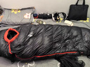 黑冰（BLACKICE）新款【B系列鸭绒木乃伊式羽绒睡袋】户外露营单人羽绒睡袋 黑色 B1000 M码（新标准） 实拍图