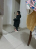 保姆鹅  【风墙】儿童羽绒服宝宝中长款护脸加厚外套保暖童装[NG2664] 炭黑 120 实拍图