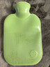 为伴注水热水袋暖水袋热敷暖肚子暖手宝宝防爆姨妈神器绿色恐龙1000ml 实拍图