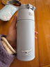 膳魔师（THERMOS）保温杯儿童吸管杯大容量男女学生316L不锈钢杯子水杯生日礼物TCMI 大耳狗蓝色赠杯套 400ml 实拍图