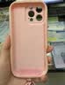 江铭适用苹果16手机壳iPhone16保护套带挂绳全包镜头防摔高级网红创意彩绘卡通可爱镜头全包亲肤软壳粉 实拍图