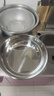 【不锈钢】和面盆厨房烘焙家用火锅盆洗菜打蛋汤锅盆醒面盆料理盆 32cm【热卖款】不锈钢 和面盆 实拍图
