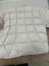 香影粉色轻薄羽绒服女短款2025冬季新款格子拼接90白鸭绒圆领外套 浅粉 L 165/88A/110-125斤 实拍图