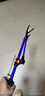 不锈钢钓鱼支架羊角头炮台支撑架杆多功能鱼竿支架地插台钓架杆 2.4m 带地插蓝色加粗款 实拍图