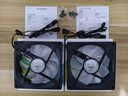 京品鹿棱镜四代PRO战隼F12棱镜PLUS积木版水冷12CM机箱风扇正反向无线拼接ARGB神光同步PWM温控制器集线 棱镜4代PRO黑色正向风扇（5V三针接口） 实拍图