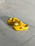 牧童儿童拖鞋夏男宝宝洞洞鞋软底女童卡通洗澡婴幼儿家居鞋奶狮黄130 实拍图