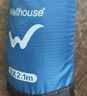 WELLHOUSE户外防潮垫折叠帐篷地垫沙滩垫便携收纳袋带地钉蓝灰色1.4*2m 实拍图