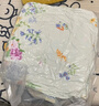 富安娜 落英 纤维被 七孔抗菌被子 单人印花冬被 4.2斤 152*210cm 绿色 实拍图