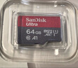 闪迪（SanDisk）64GB TF（MicroSD）内存卡 A1 U1 C10 至尊高速移动版存储卡 读速140MB/s 手机平板游戏机内存卡 实拍图