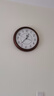 北极星（POLARIS）挂钟实木客厅时尚创意时钟简约现代挂表装饰38cm石英钟表9060环 实拍图