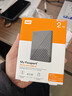 西部数据（WD）移动硬盘2TB 兼容type-c My Passport随行版2.5英寸 灰 机械硬盘 笔记本电脑外接 加密 家庭存储 实拍图